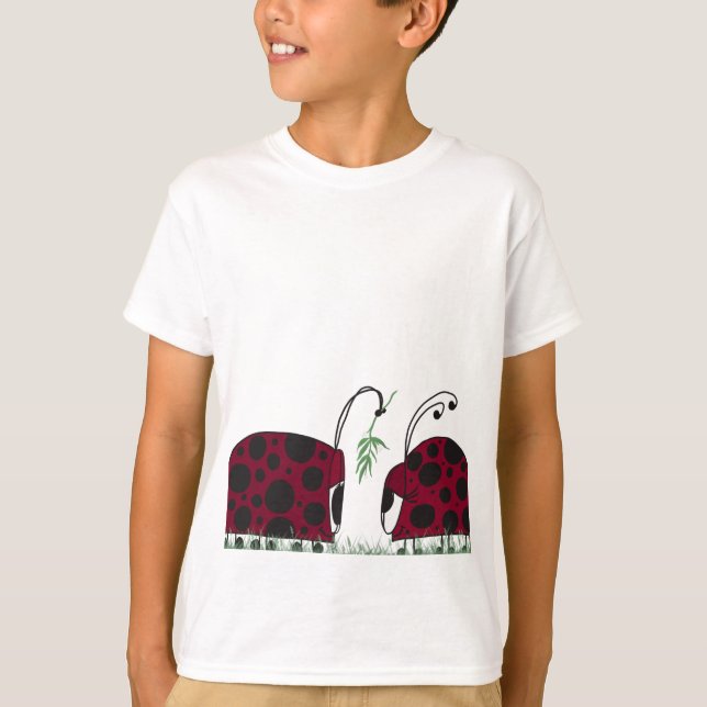 Camiseta Damybugs E Mistletoe Bonitos (Frente)