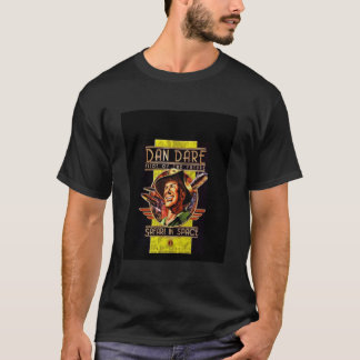 Camiseta Dan Dare' herói retro de quadrinhos