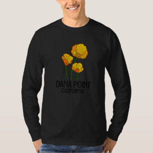 Camiseta Dana Point California CA Poppy Flower State City V