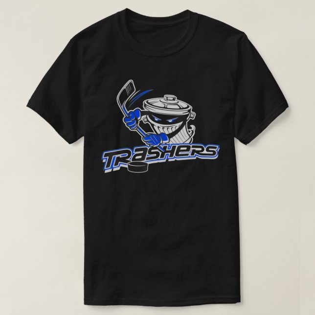 Camiseta Danbury Trashers Ice Hockey Vintage Tee UHL (Frente do Design)