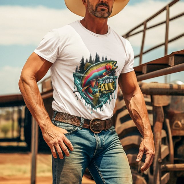 Camiseta Dança Arco-Íris Um Peixe Vibrante Salta Da Água (Criador carregado)