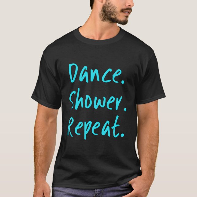 Camiseta Dança Chá Repetir Dançarina do Balé do Dançarino E (Frente)