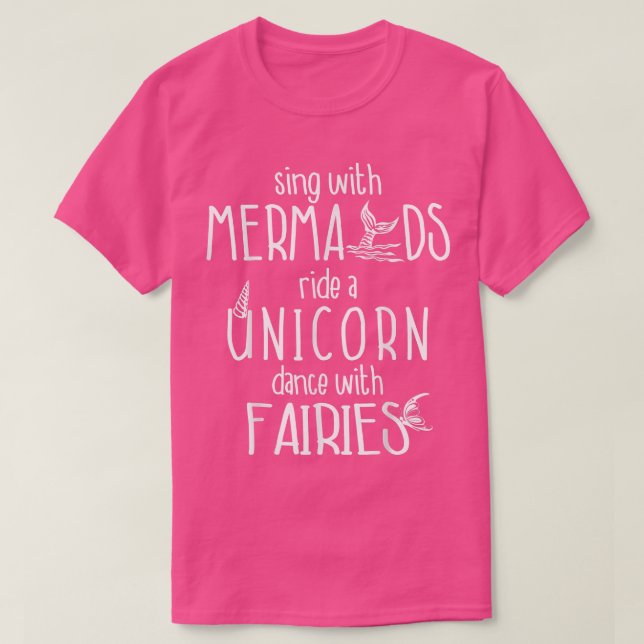 Camiseta Dança Com Fadas Ariel Mermaid Dons Engraçados Para (Frente do Design)