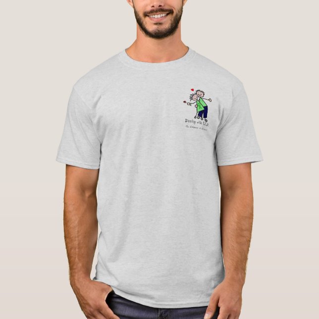 Camiseta Dança com N.E.D. - câncer de rim (Frente)