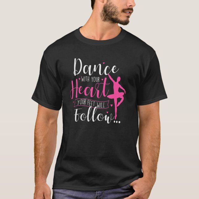Camiseta Dança Com O Chamador De Professores De Dança De Ba (Frente)