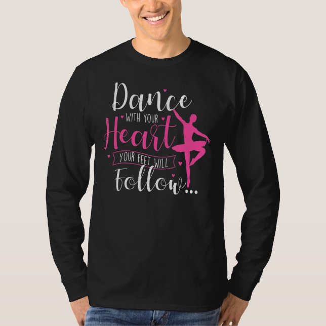 Camiseta Dança Com O Chamador De Professores De Dança De Ba (Frente)