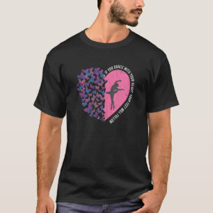 Camiseta Dança Com O Seu Balé Cardíaco Ballerina Dancer Gra