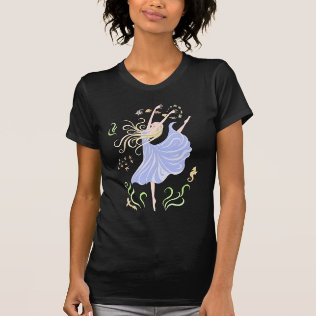 Camiseta Dança com os peixes (Frente)