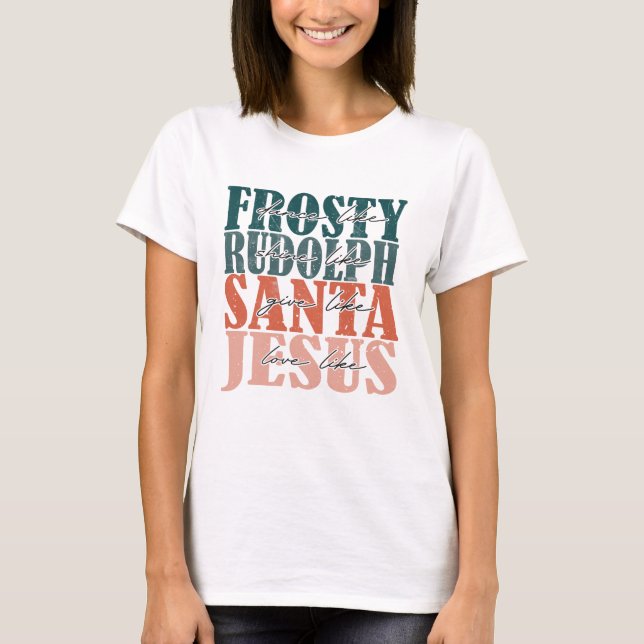 Camiseta Dança Como Amor Congelado Como Jesus (Frente)