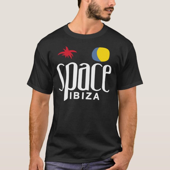 Camiseta Dança Como no Espaço Ibiza Club Black - Espanha Es (Frente)