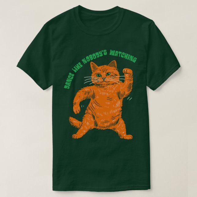 Camiseta Dança Como Nobodys Assistindo (Frente do Design)