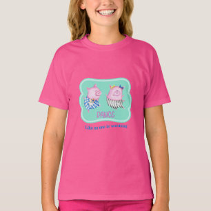 Camiseta Dança Como se ninguém estivesse assistindo porcos 