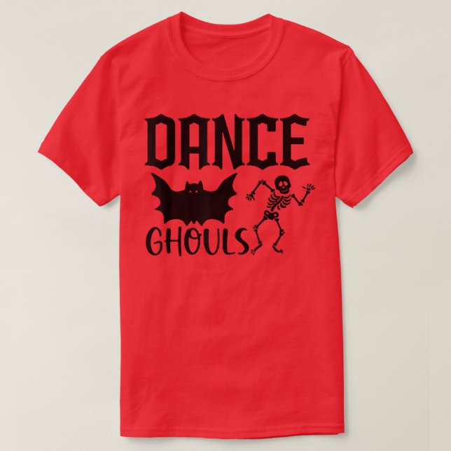 Camiseta Dança da morte Macabre Skeleton (Frente do Design)