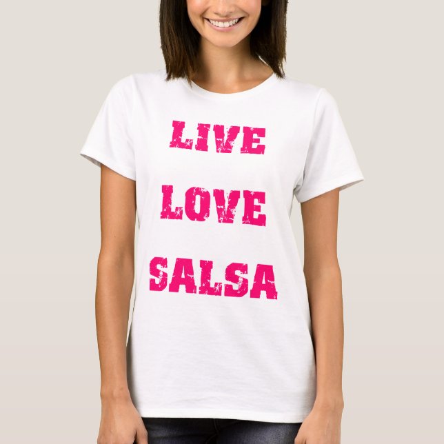 Camiseta Dança da salsa (Frente)