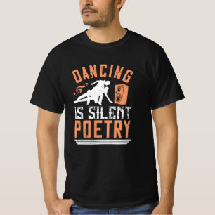 Camiseta Dança - Dança É Poesia Silenciosa