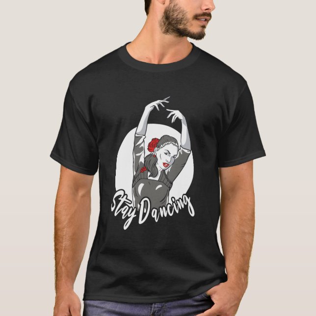Camiseta Dança Dançarina Move dança (Frente)
