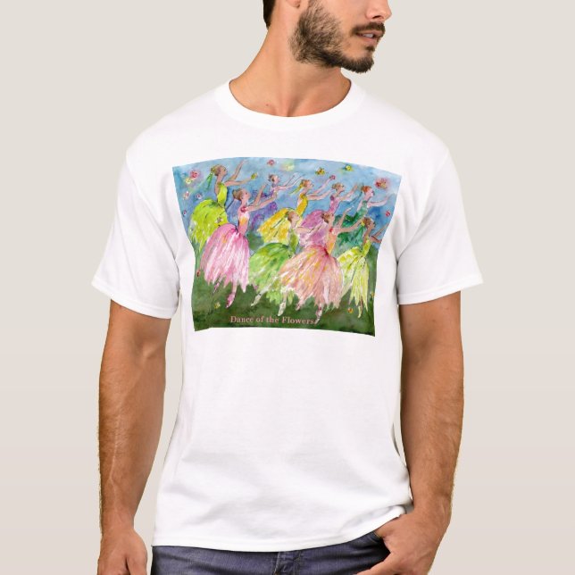 Camiseta Dança das flores (Frente)