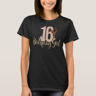 Camiseta Dança de 16 de aniversário ou ginástica Boho Sweet
