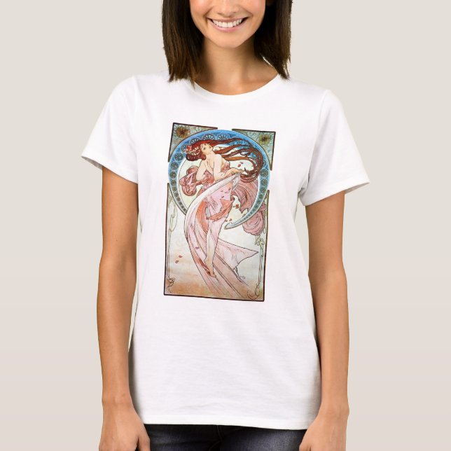 Camiseta Dança de Alphonse Mucha (Frente)