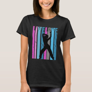 Camiseta Dança de Amor Dinâmica Retroativa Silhouette Squad