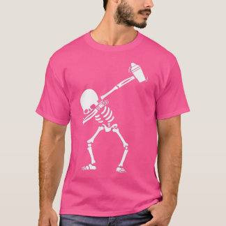 Camiseta Dança De Barrão De Barramento De Esqueleto