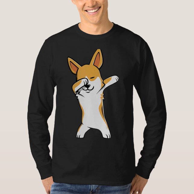 Camiseta Dança De Cachorro Corgi (Frente)