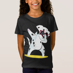 Camiseta Dança De Cachorro De Dávido Dalmaciano I Dalmatite