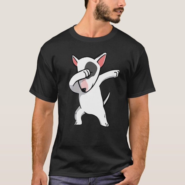Camiseta Dança De Cachorro-Terrier, Tambor (Frente)