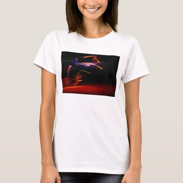 Camiseta dança de carro roxo (Frente)