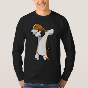 Camiseta Dança de Dab de Hound Basset Dabbing