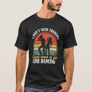 Camiseta Dança de dançarino de linha de dança de dança de d
