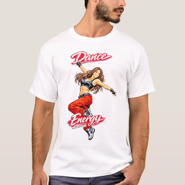 Camiseta Dança de Energia e Liberdade (Frente)