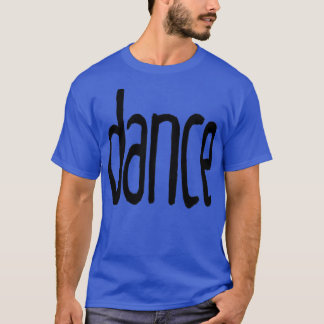 Camiseta dança de fonte pequena