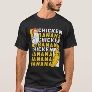 Camiseta Dança de Frango e Nana, Meme de Fruta Engraçado pa