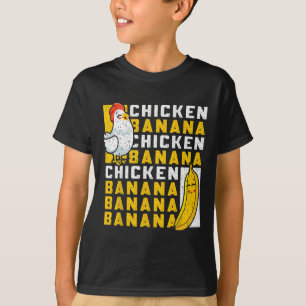 Camiseta Dança de Frango e Nana Piada de Fruta Engraçada pa