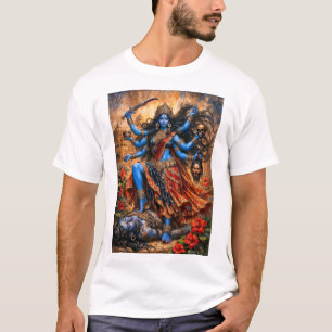 Camiseta Dança de Kali sobre Shiva