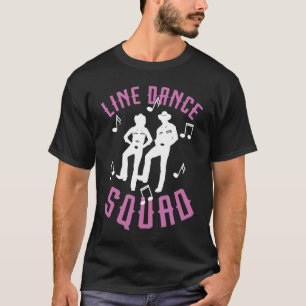 Camiseta Dança de Linha do Esquadrão de Dança de Linha Bota