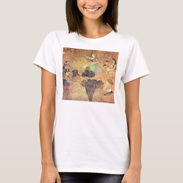 Camiseta Dança de Mauri por Toulouse-Lautrec (Frente)