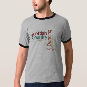 Camiseta Dança de país escocesa