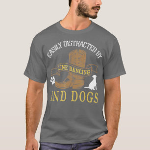 Camiseta Dança de Piada de Linha Dançante de Linha Dançante