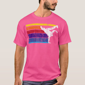 Camiseta Dança de quebra de salto da anca