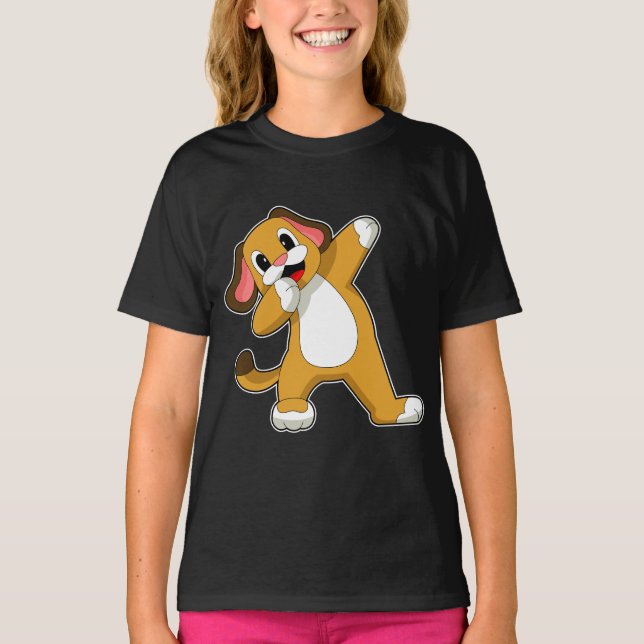 Camiseta Dança de salto de cachorro (Frente)