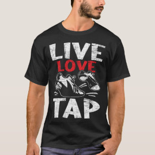 Camiseta Dança de Toque de Dançarino da Competição de Dança