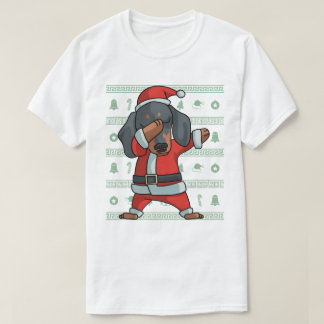 Camiseta Dança de toque ligeiro da solha do Natal do
