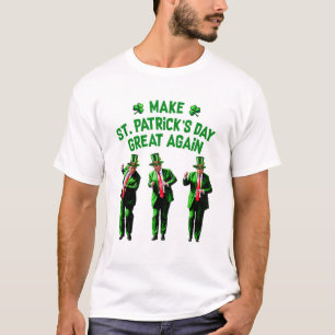 Camiseta Dança de Trump Fazer Rua. Excelente do Dia de Patr