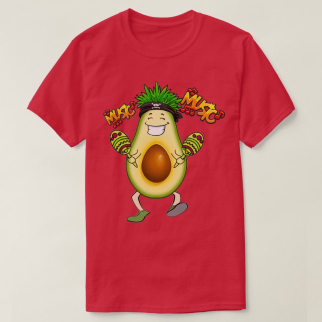 Camiseta dança do abacate (Frente do Design)