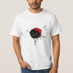Camiseta Dança do canto inseto mau do Natal