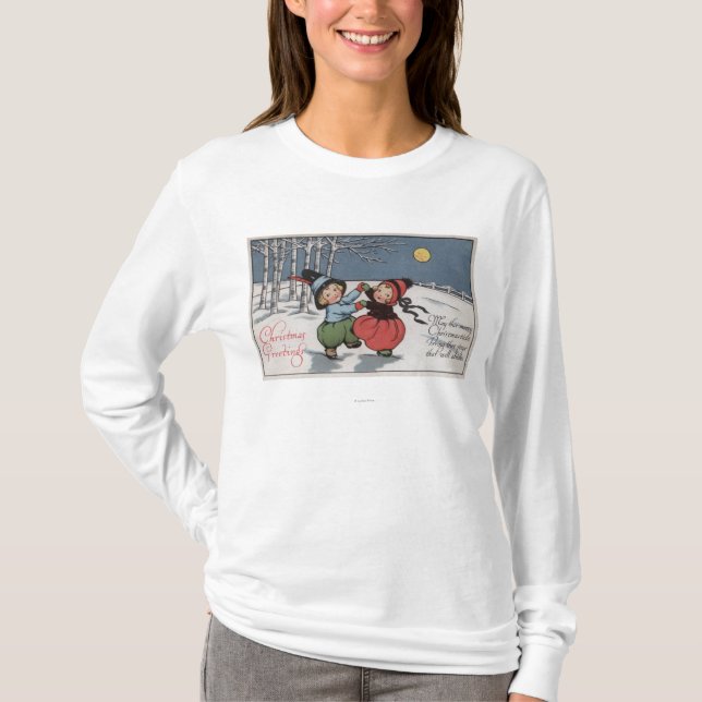 Camiseta Dança do casal no luar (Frente)