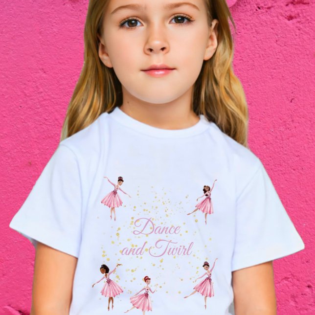 Camiseta Dança e bailarina (Criador carregado)