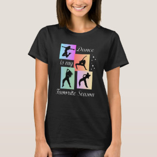 Camiseta Dança é minha estação favorita